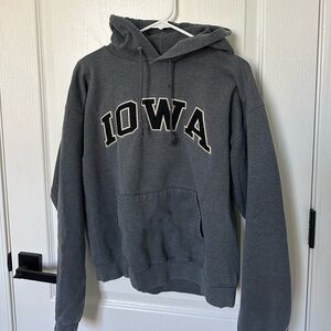 Gray Iowa Hoodie